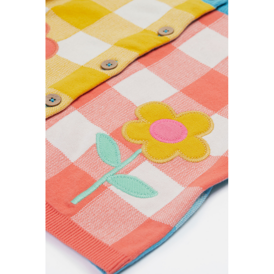 Frugi Maggie Cardigan - Daisy Check