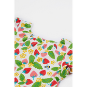 Frugi Wendy Summer Outfit - Strawberry Field/Stripe