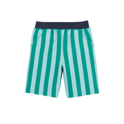 Frugi Stithian Shorts - Bluebird Iguana Stripe