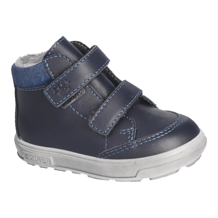 Ricosta Basti Navy Waterproof Warm Lined Leather Ankle Boots