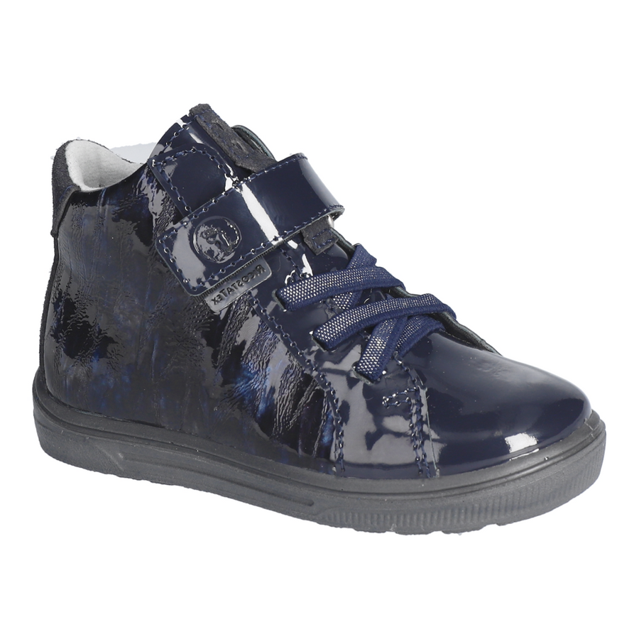 Ricosta Darcy Navy Patent Waterproof Boots