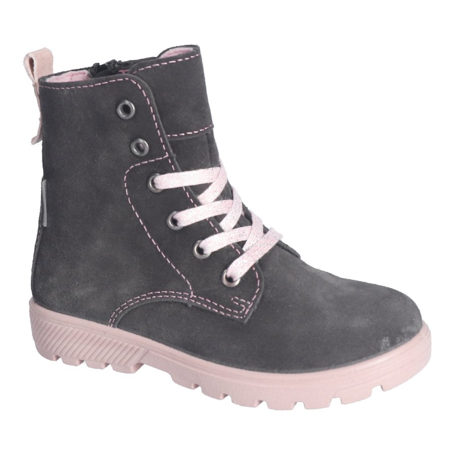 Ricosta Anni Grey Waterproof Suede Boots