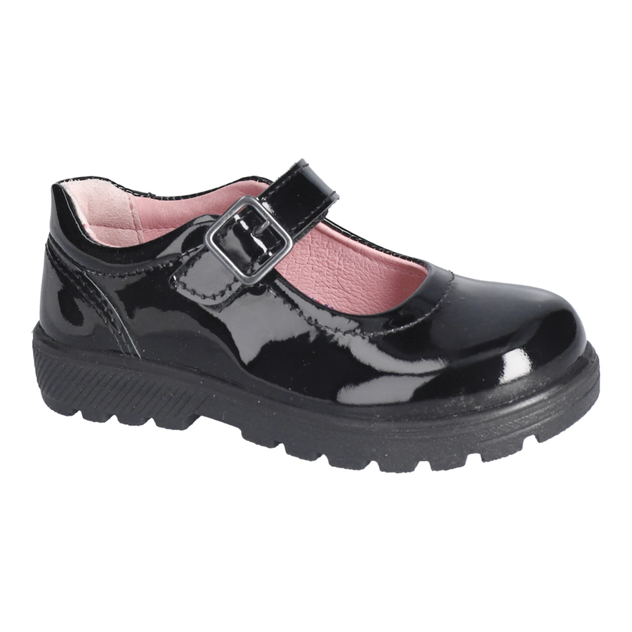 Ricosta Alice Black Patent School Shoes