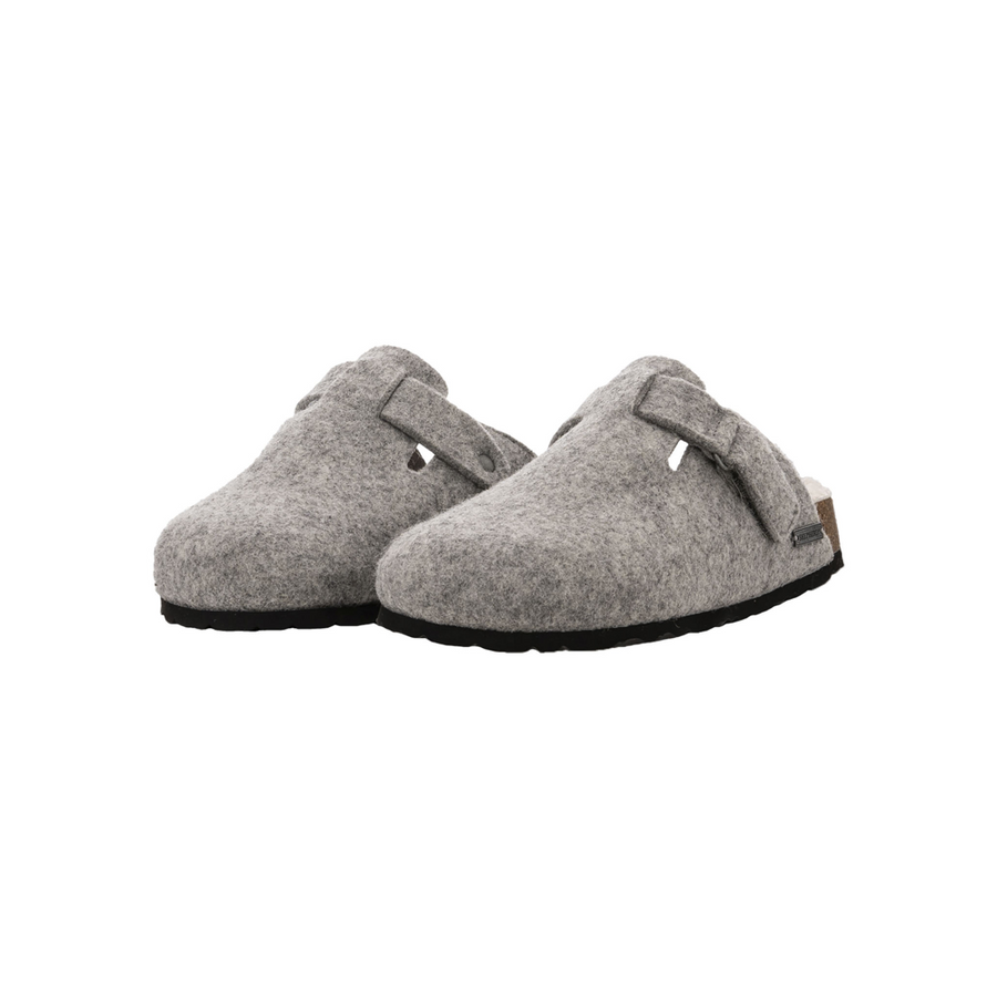 Shepherd of Sweden Hilma Grey Sheepskin Slippers