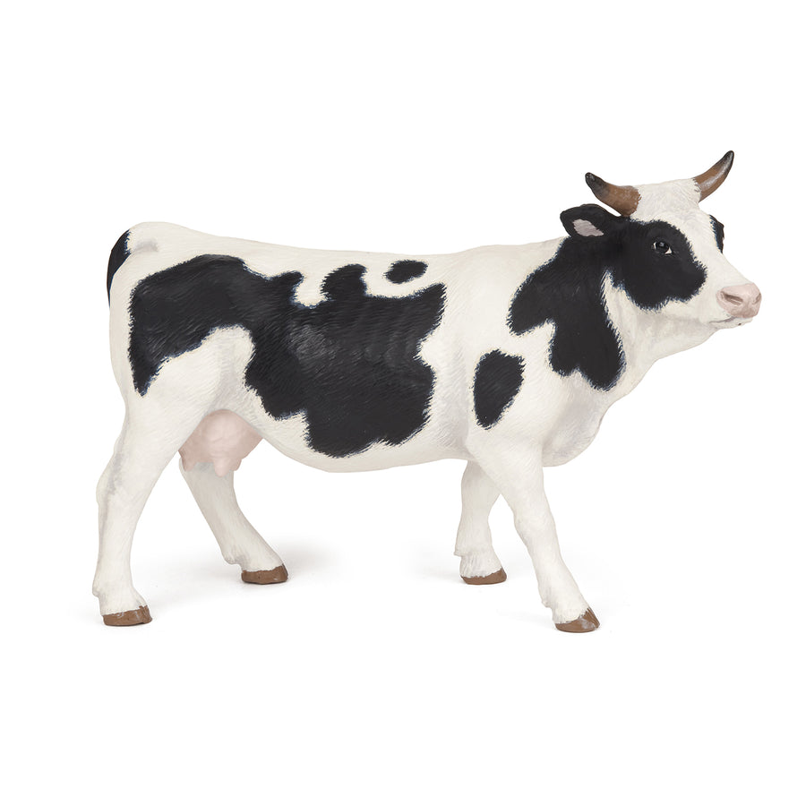 Papo Black And White Cow