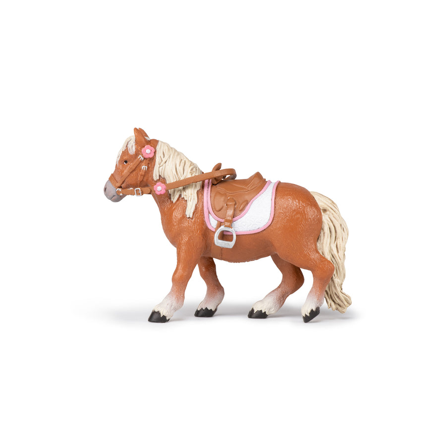 Papo Shetland Pony With Saddle