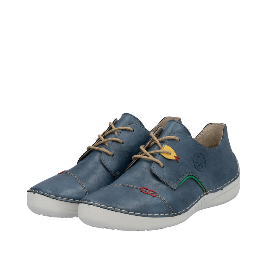 Rieker 52528-14 Blue Casual Shoes