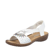 Rieker 60880-80 White Sandals