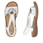 Rieker 60880-80 White Sandals