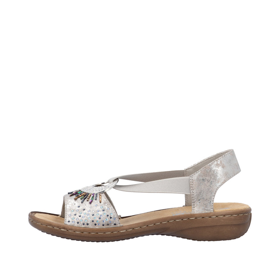 Rieker 60880-90 Metallic Sandals