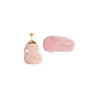 Moulin Roty Pink Mouse Leather Slippers La Petite Ecole De Danse