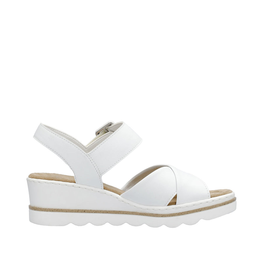 Rieker 67463-80 White Sandals