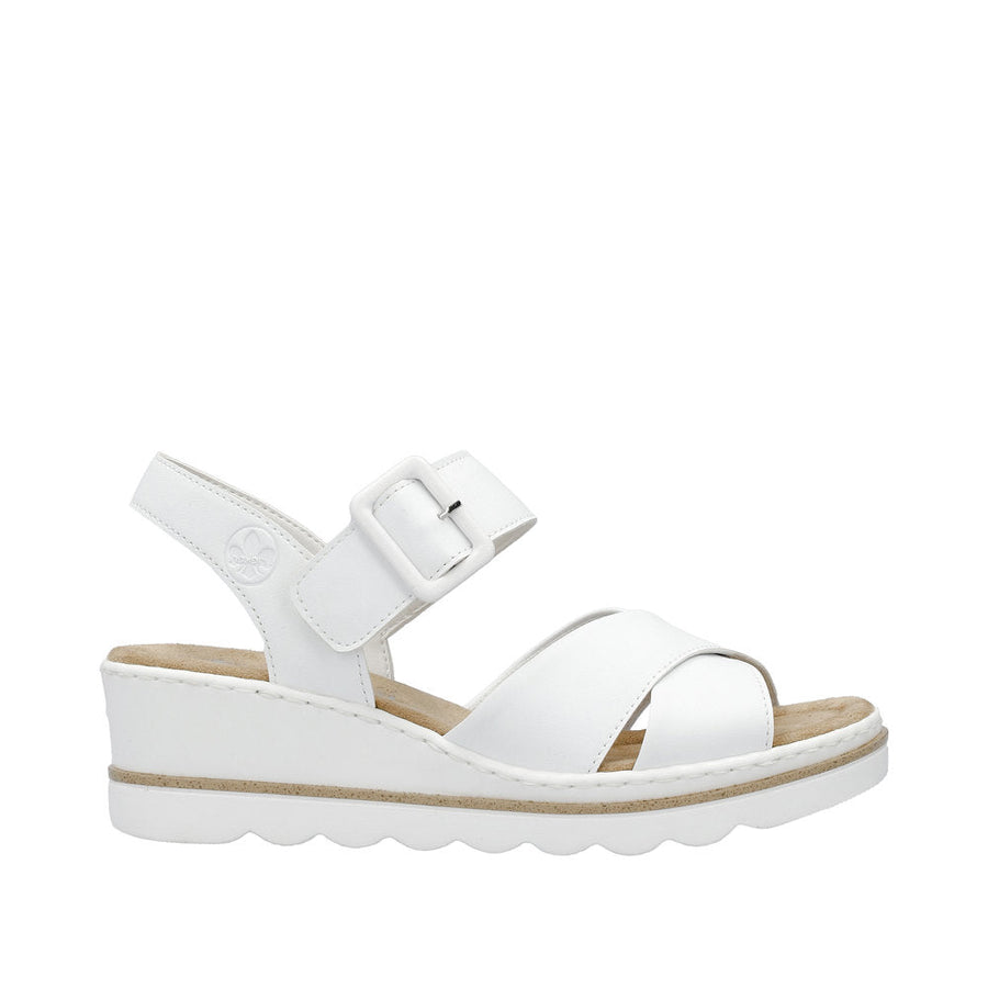 Rieker 67463-80 White Sandals