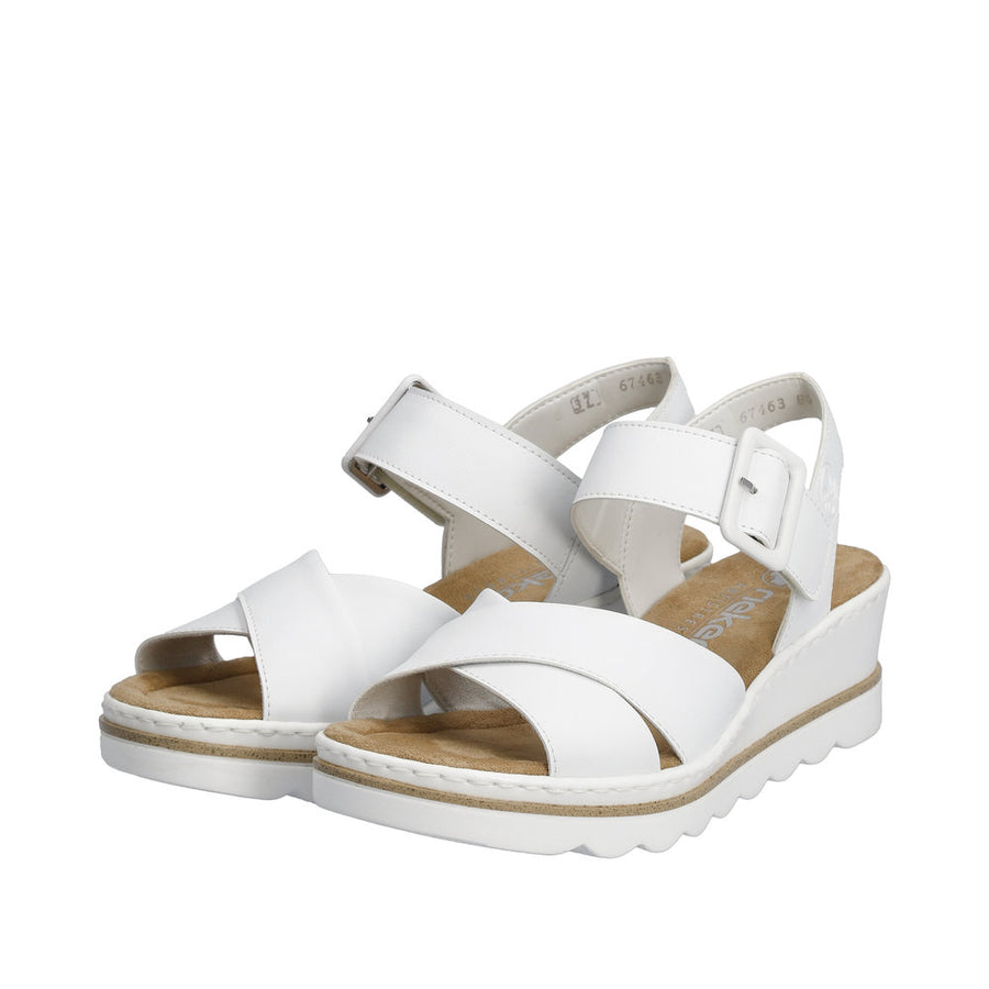 Rieker 67463-80 White Sandals