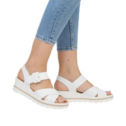 Rieker 67463-80 White Sandals