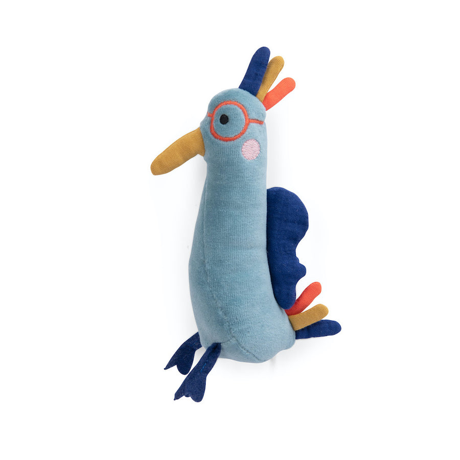 Moulin Roty Blue Bird Rattle Les Toupitis 679026