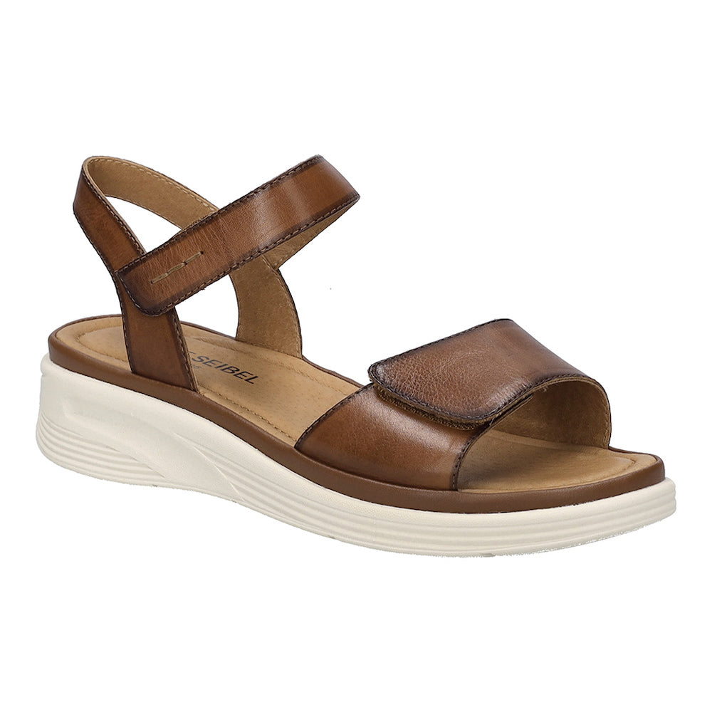 Josef Seibel Sevran 01 Brown Leather Sandals