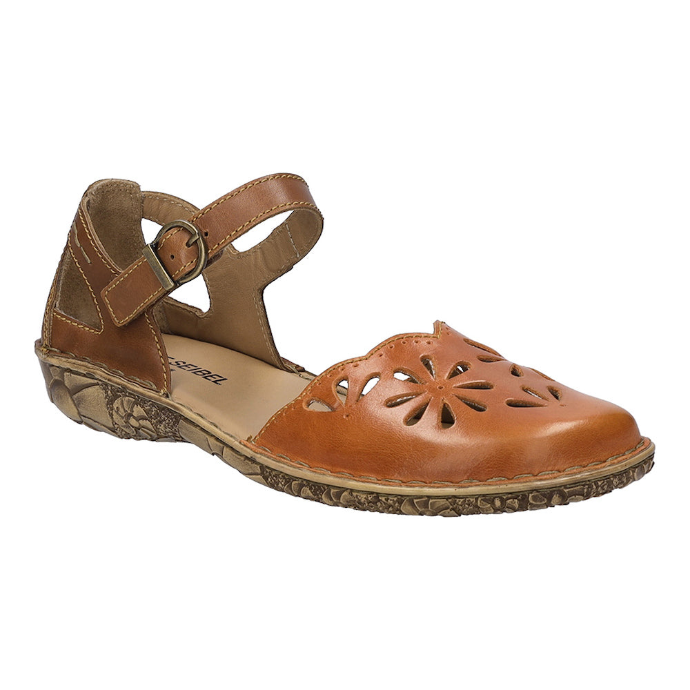 Josef Seibel Rosalie 04 Tan Brown Leather Sandals