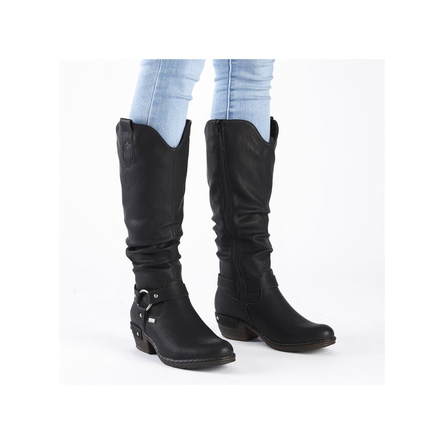 Rieker 93670-00 Black Boots