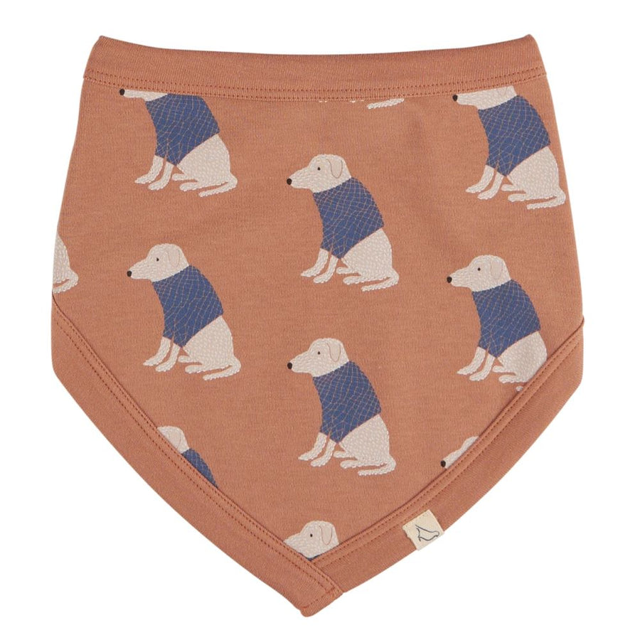 Pigeon Organics Bib (AOP), Labrador - Macaroon