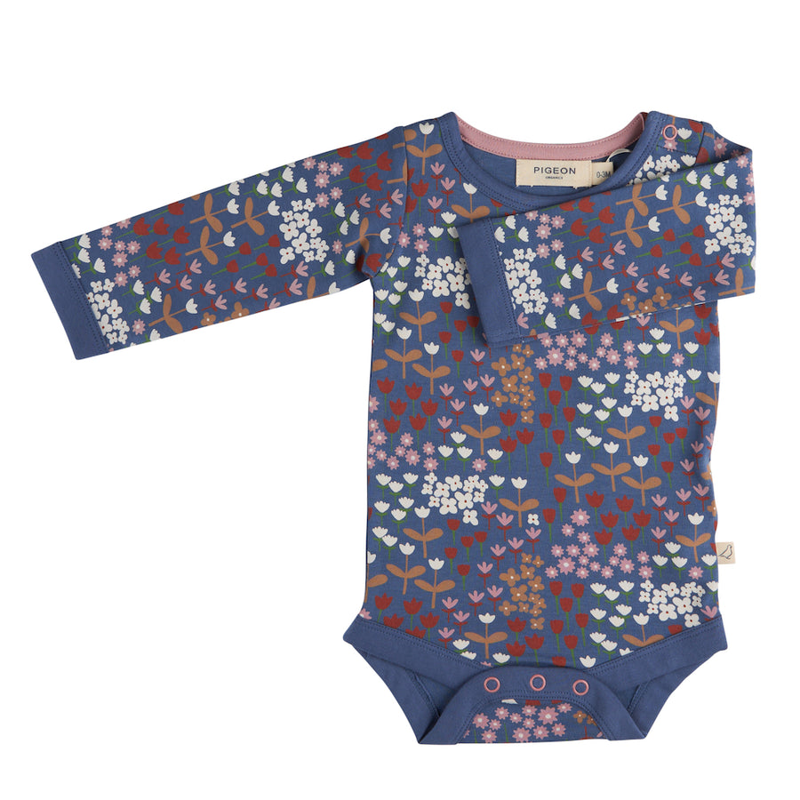 Pigeon Organics Body (AOP), Meadow - Night Blue