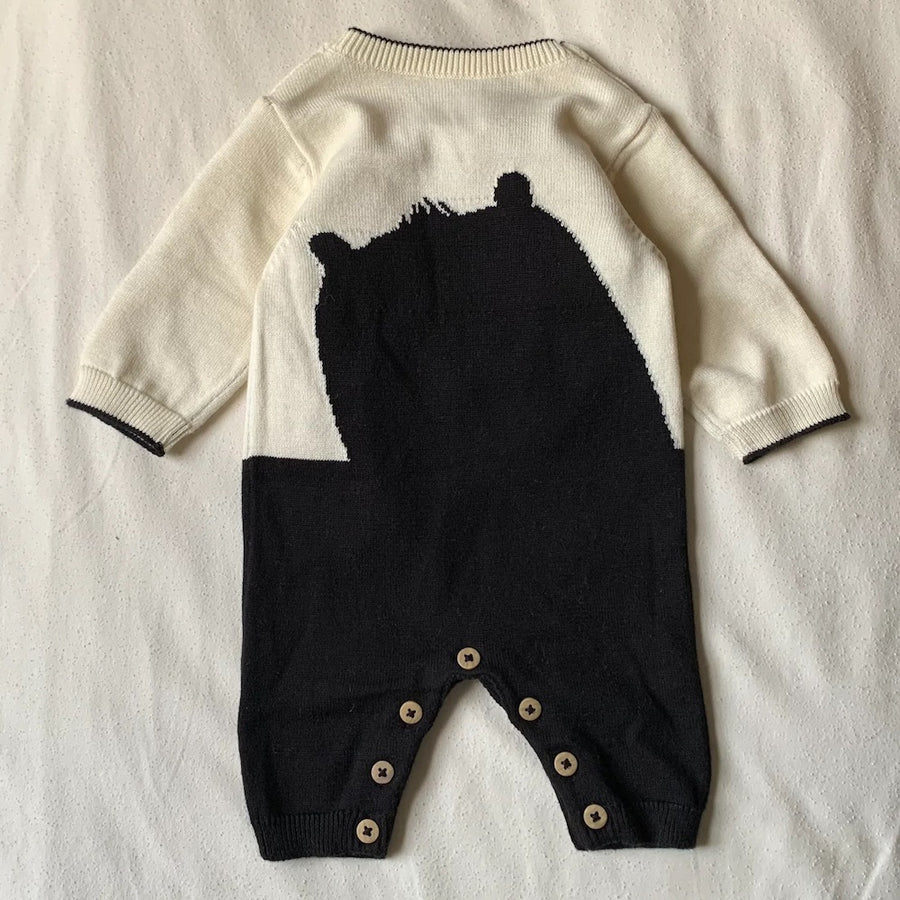 Fable & Bear Natural White Romper H23-32 Bear