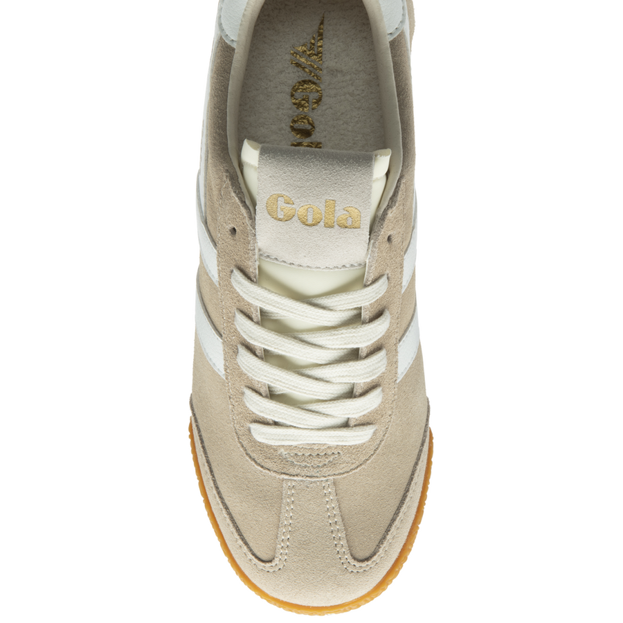 Gola Elan Bone/White Ladies Trainers