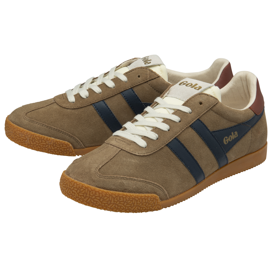 Gola Elan Tobacco/Navy/Rust Mens Trainers