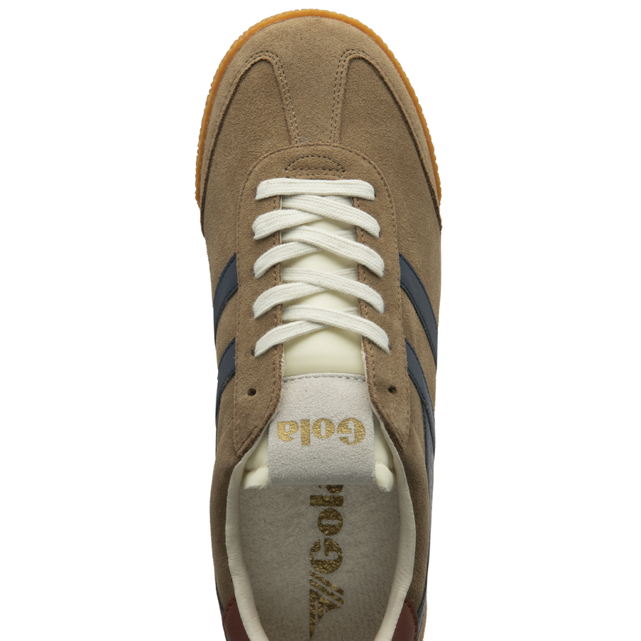 Gola Elan Tobacco/Navy/Rust Mens Trainers