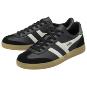 Gola Viper Leather Black/Off White/Evergreen/Gum Mens Trainers