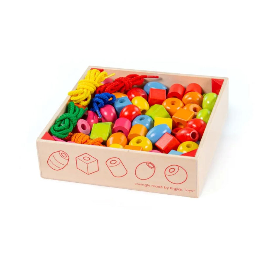 Bigjigs Toys Crate of Lacing Beads BJ662