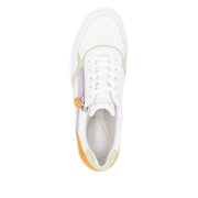 Remonte D0J01-86 White Combination Leather Casual Shoes