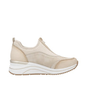 Remonte D0T08-61 Beige Combination Casual Shoes