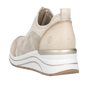 Remonte D0T08-61 Beige Combination Casual Shoes