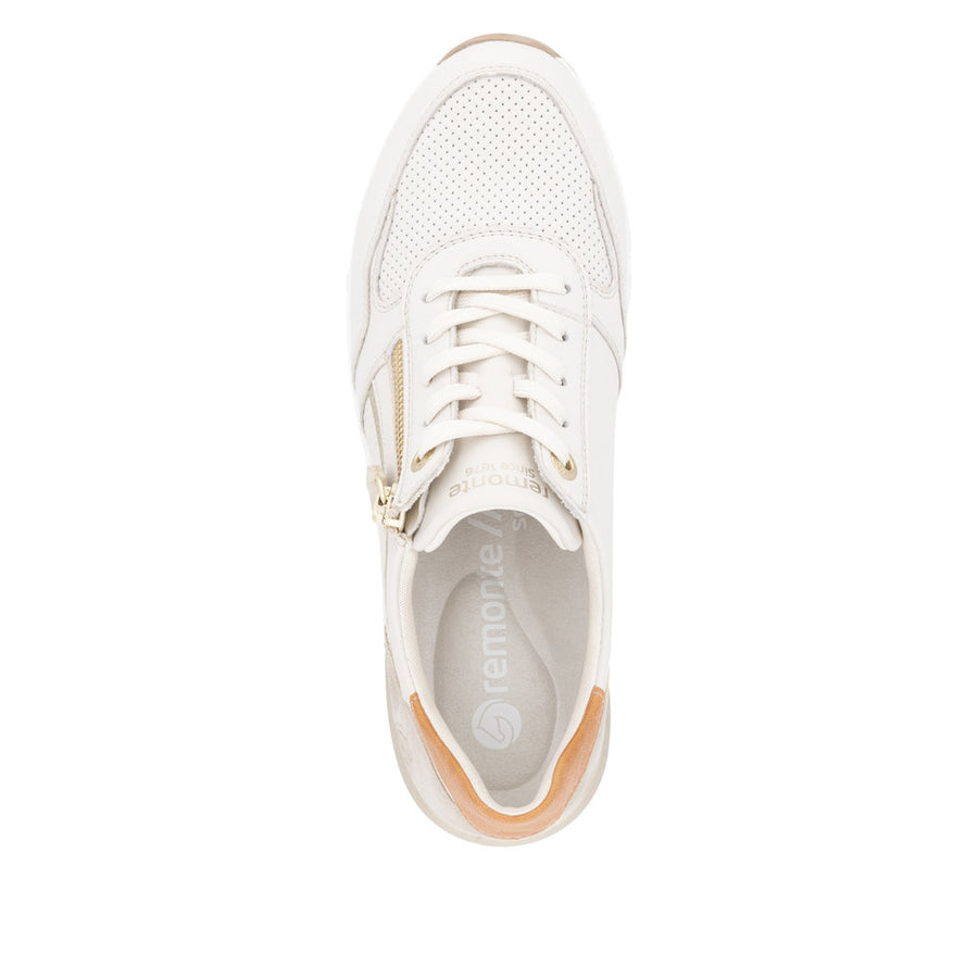 Remonte D0T10-80 White Combination Casual Shoes