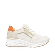 Remonte D0T10-80 White Combination Casual Shoes