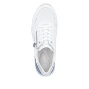 Remonte D0T10-81 White Combination Leather Casual Shoes