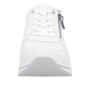 Remonte D0T10-81 White Combination Leather Casual Shoes