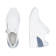 Remonte D0T10-81 White Combination Leather Casual Shoes