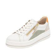 Remonte D1C01-81 White Combination Leather Casual Shoes