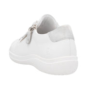 Remonte D1E03-80 White Combination Leather Casual Shoes