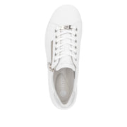 Remonte D1E03-80 White Combination Leather Casual Shoes