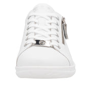 Remonte D1E03-80 White Combination Leather Casual Shoes