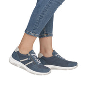 Remonte D1S04-14 Blue Combination Casual Shoes