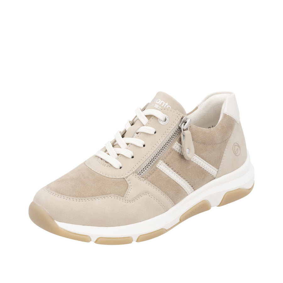 Remonte D1S04-60 Beige Combination Casual Shoes