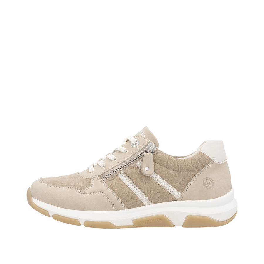 Remonte D1S04-60 Beige Combination Casual Shoes