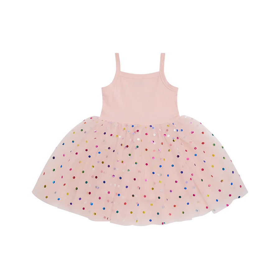 Bob and Blossom Spot Dress D22  Pink