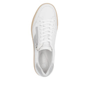 Remonte D2C02-80 White Combination Leather Casual Shoes