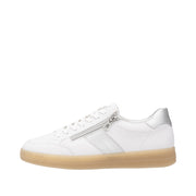 Remonte D2C02-80 White Combination Leather Casual Shoes