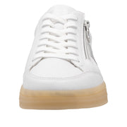 Remonte D2C02-80 White Combination Leather Casual Shoes